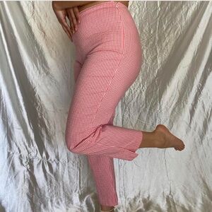 Brooks Brothers pink Gingham Pants
